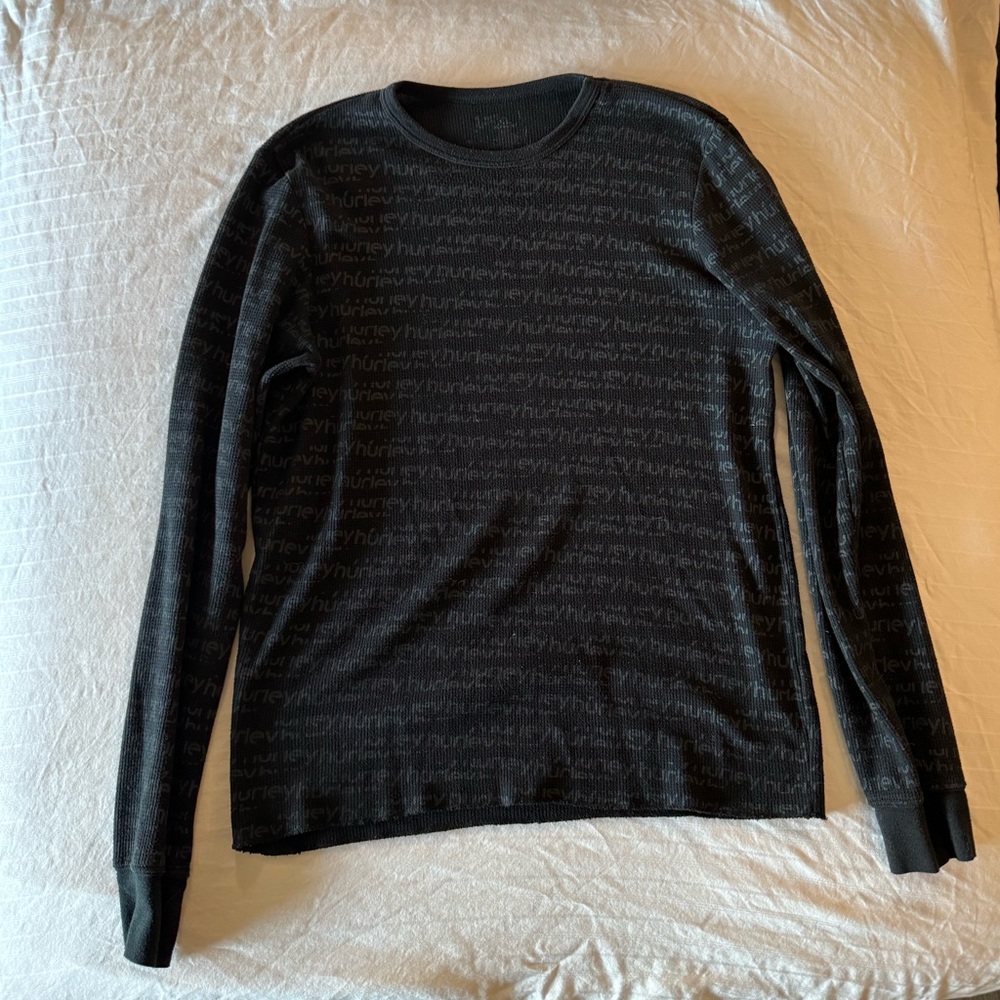 Vintage Black Hurley Longsleeve ☕️⚫️